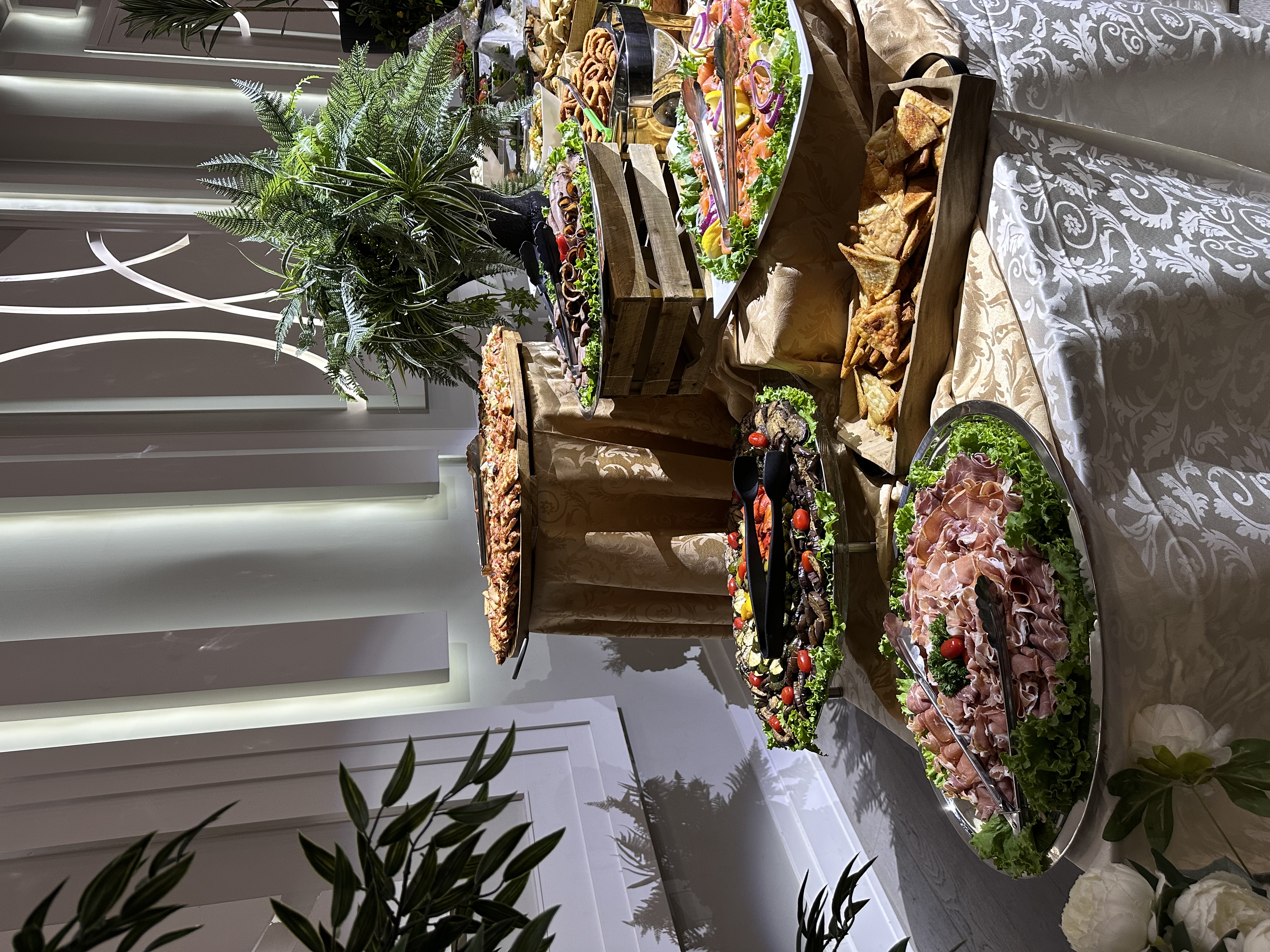 Elegantly plated fine dining appetizer at Palacio Event Centre